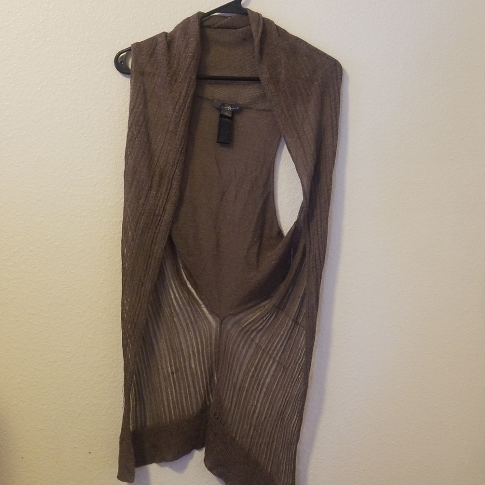 Brown over coat